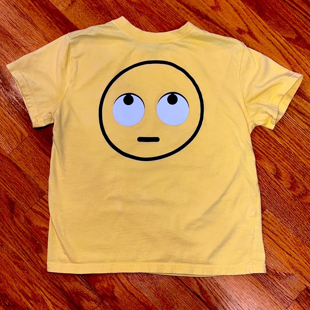Gymboree Yellow Emoji Tee